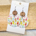 Pineapple Print Capri Earrings