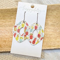 Pineapple Print Jenn Earrings