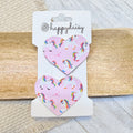 Unicorn Heart Hair Clip Set 2"