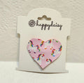 Unicorn Heart Hair Clip 2"