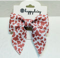 Cow Print Sailor Bow 3.5"