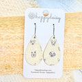 Puppy Dog Teardrop Earrings
