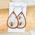 Bees Teardrop Earrings