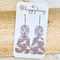 Mustang Meadow Lavendar Horse Print Wren Earrings