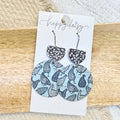 Farm Folk Art Chickens Luna Earrings