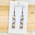Dragonfly Wood Bar Earrings