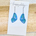 Butterfly Wing Wood Earrings
