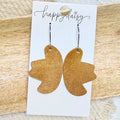 Western Cowboy Hat Leather Earrings