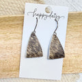 Western Hair-0n-Hide Aspen Loop Leather Earrings