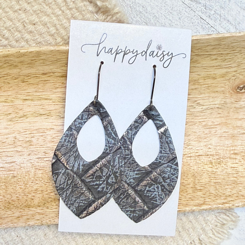 Braided Pewter Sierra Earrings