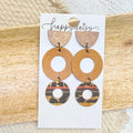 Frontier Skies Serape Stacked Circle Earrings