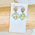 Softball Heart Jimmie Earrings