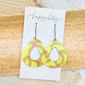 Softball Stitch Willow Earrings