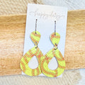 Softball Stitch Willow Earrings