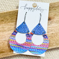 Summer Serape Leather Elodie Earrings
