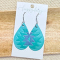 Turquoise Mesa Leather Earrings