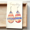 Rustic Glory Teardrop Earrings