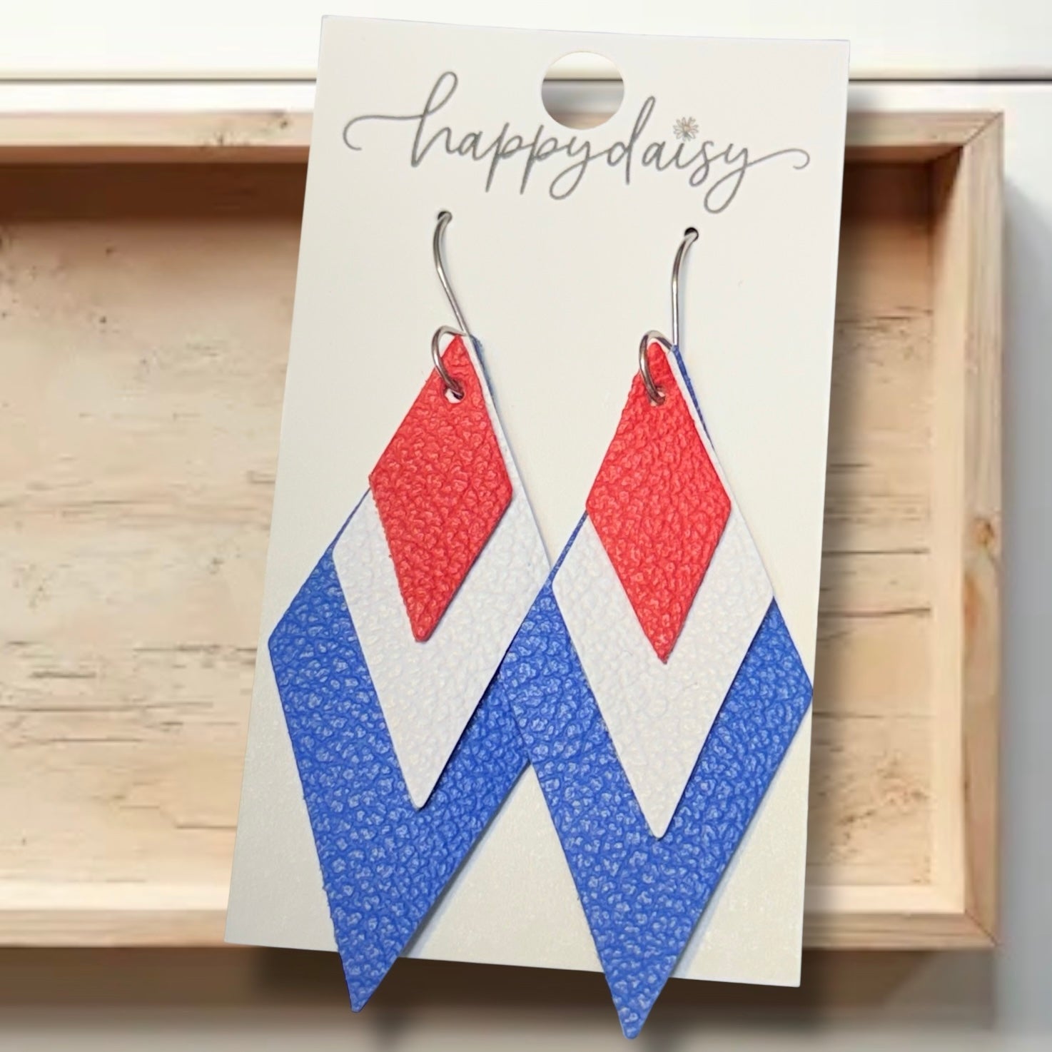 Red, White, & Blue Maven Earrings