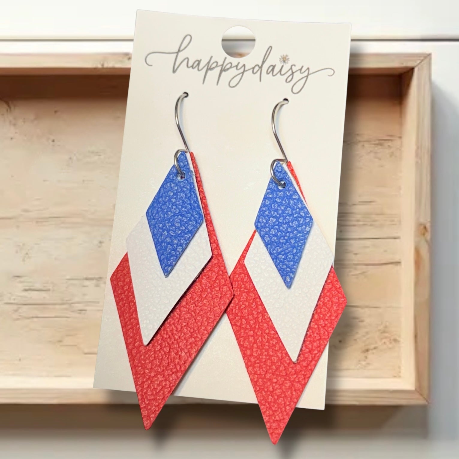 Red, White, & Blue Maven Earrings