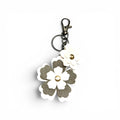 Moonlight Garden Leather Flower Bag Charm
