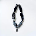Midnight Meadow Scarf Necklace