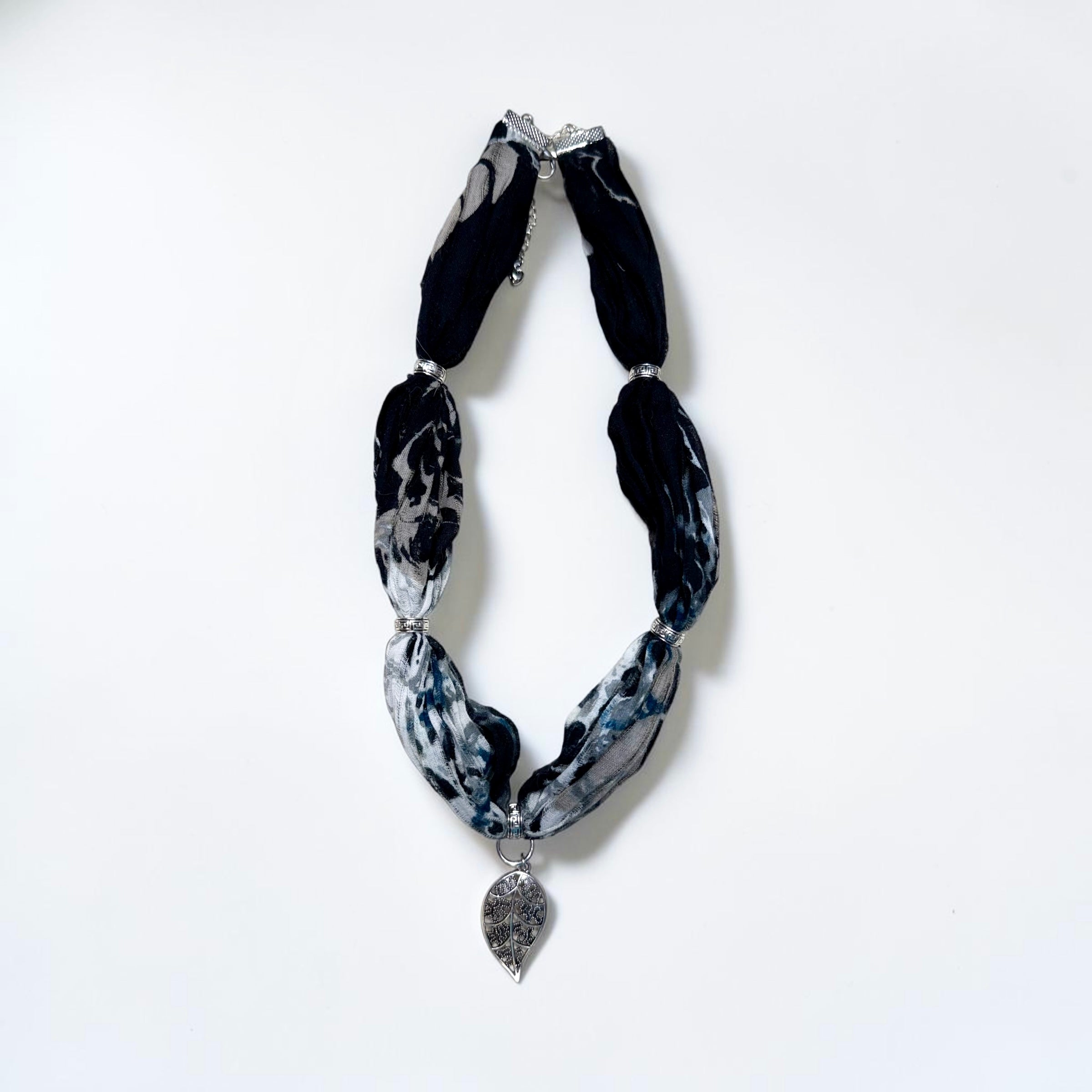 Midnight Meadow Scarf Necklace